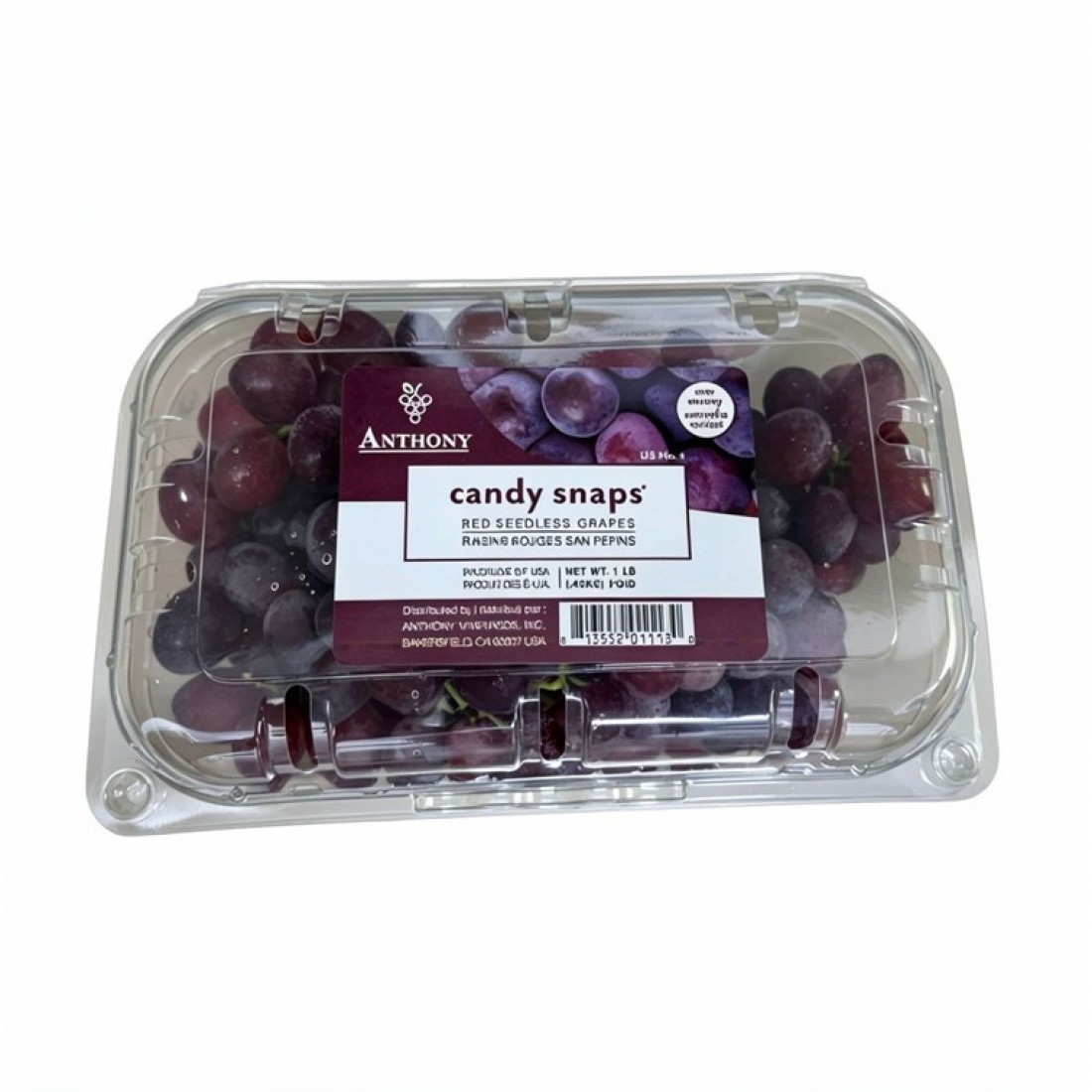 AUS Candy Crunch Red Seedless Grapes (450g/box)